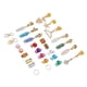 thumbnail image 5 of 129 Uds anillos para el pelo de rastas, aleación de formas exquisitas, puños para trenzado de pelo, bobinas de joyería para el cabello con caja de almacenamiento, 5 of 8