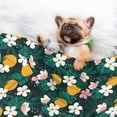thumbnail image 3 of Yiaed Tropical Fruit Print Dog Blankets-Cat Blanket Washable for Couch Protection,Puppy Blanket, Soft Plush Reversible Throw Furniture Protector-Small, 3 of 8