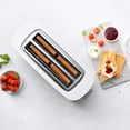 thumbnail image 6 of ZWILLING Enfinigy, 4-Slice Long Slot Toaster, Extra Wide 1.5" Slot for Bagels and Toast, Silver, 6 of 10