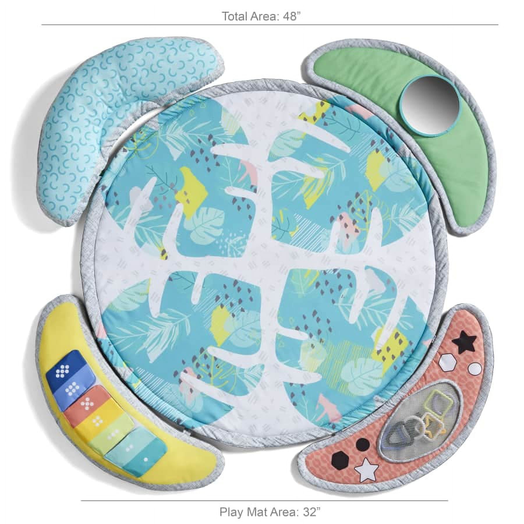 Infantino 5-in-1 Epic Developmental Learning Gym, 0-36 Months, Blue
