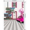 thumbnail image 2 of ABPHOTO Polyester Children's photography signs and car 5x7ft Indoor Studio Photography Background Backdrop, 2 of 4