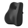 thumbnail image 2 of Almohada de apoyo lumbar transpirable y compacta para la espalda, ideal para cama, coche, sofá. Negro, 2 of 8