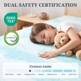 thumbnail image 2 of Beddle Gel Memory Foam Mattress Topper, Queen Size, 2 inch, for Pressure Relief, 2 of 7