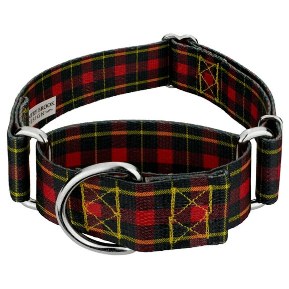 Country Brook Petz - Buffalo Plaid Martingale Dog Collar
