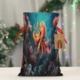 thumbnail image 5 of Naloa Underwater Plant Octopus Drawstring Christmas Bags, 3D Xmas Gift Bags, Christmas Wrapping Bags, Xmas Goodie Bags, Treat Pouch Bags, Party Favor Bags-Medium, 5 of 9