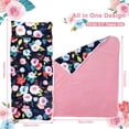 thumbnail image 2 of Toddler Nap Mat with Pillow and Plush Blanket, Kids Sleeping Bags for Preschool Daycare, Slumber Bags for Girls Boys Ages 3-7 Years, 55'' x 23'', Floral, 2 of 7
