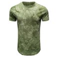 thumbnail image 2 of Camiseta de diario unisex para hombre, blusa informal de manga corta con gráfico teñido anudado Pompotops  oipoqjl6569, 2 of 3