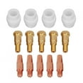 thumbnail image 3 of Cergrey 14PCS Contact Tip Gas Diffuser Tip Holder Set Binzel 24KD MIG Welding Torch NEW, 3 of 8