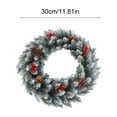 thumbnail image 3 of dajkiuy Christmas Wreaths for Front Door, Christmas Wreath with PineCones Berries Christmas Outdoor Wreath for Xmas Winter Holidays Decoration 11.8in, 3 of 6