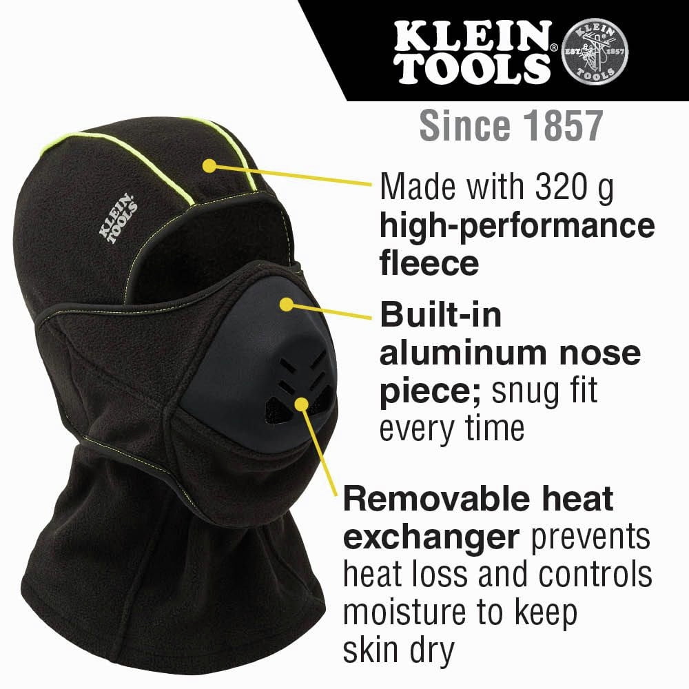 Klein Tools Heat Exchanger Cold Weather Mask Balaclava