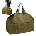 thumbnail image 2 of BLUESON Firewood Carrier Bag Carrier Canvas Wood Carrying Bag for Fireplace Camping, 2 of 8