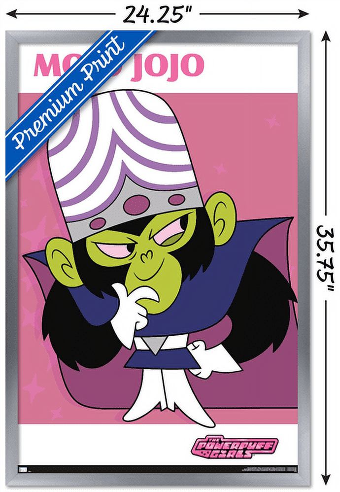 The Powerpuff Girls - Mojo Wall Poster, 22.375" x 34", Framed