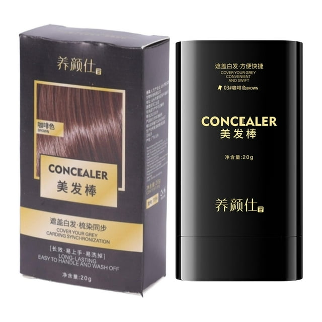 Hairdressing Stick 2-In-1 Hair Dye Comb with Applicator - Non-Drip Sweat Proof Root Touch up Tool for Gray Coverage, Salon Color at Home