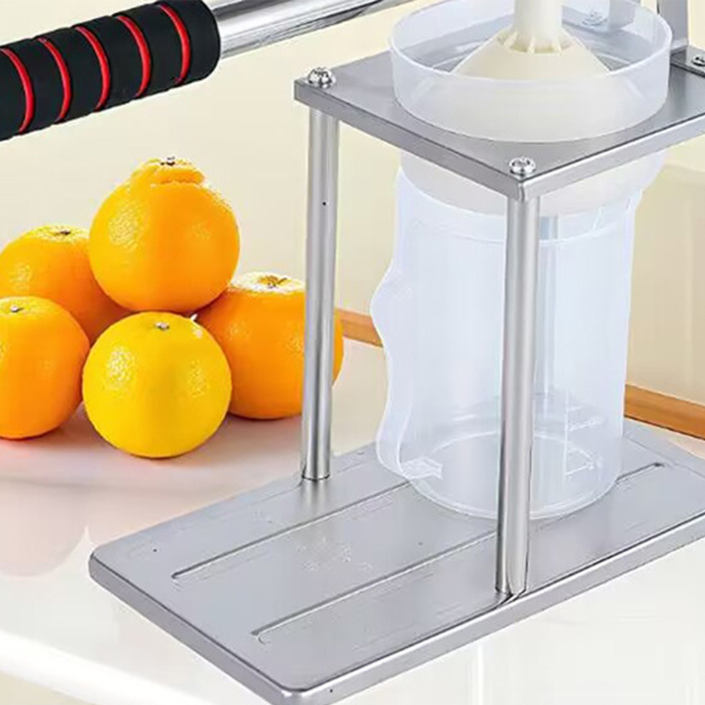 Space Saving Juices Extractor Machine Food Grade Stainless Steels Hand Press Juicer For Various Fruits Beverages