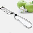 thumbnail image 4 of Pelador de verduras de cocina: pelador giratorio de acero inoxidable para verduras y zanahorias, con manija ergonómica de seguridad y control, seguridad para lavavajillas ShuxiuWang  9024715973474, 4 of 4