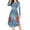 RL-Mix Blue, variant on Women's Maxi Dresses Plus Size Sleeveless Summer Casual Sundress Short Dress With Pockets,Flora Blue M