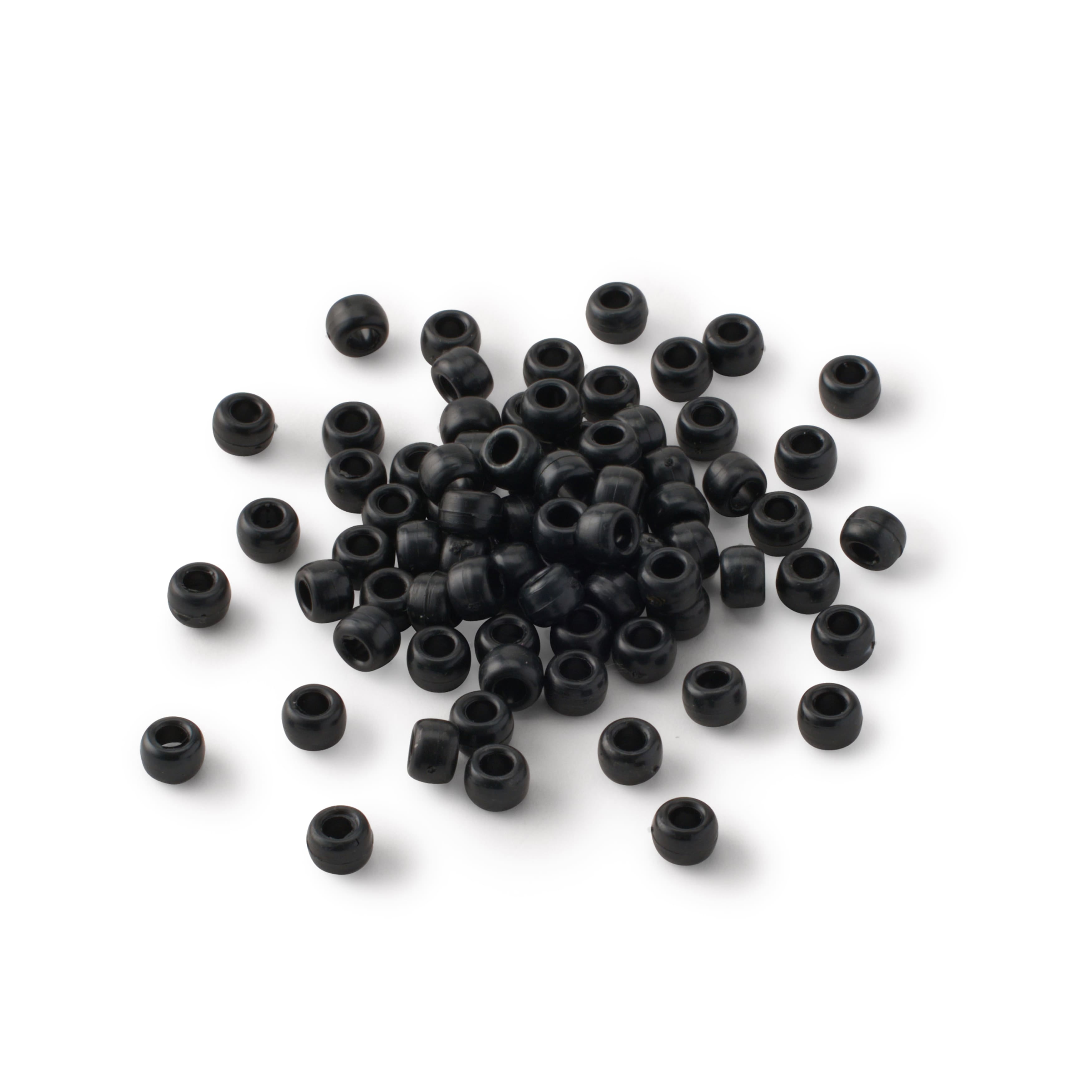 12 Packs: 580 ct. (6,960 total) Opaque Pony Beads by Creatology - 6mm x 9mm