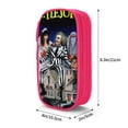 thumbnail image 3 of Beetlejuice Pencil Case Durable Pen Carrying Case Lightweight Pencil Bag Pouch Box Organizer Pencase Pink, 3 of 8