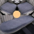 thumbnail image 3 of HLONK 3 Sets Car Front Rear Seat Plush Cushion  Soft Warm Faux  Winter Auto Seat Cover  Plush Vehicle Seat Protector Pad With Non-Slip Backing  Car Accessories, 3 of 3