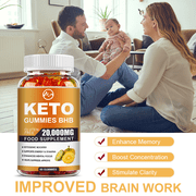 Minch Keto BHB 20000mg Gummies Weight Managerment Fat Burning Diet Supplement, 60 Count