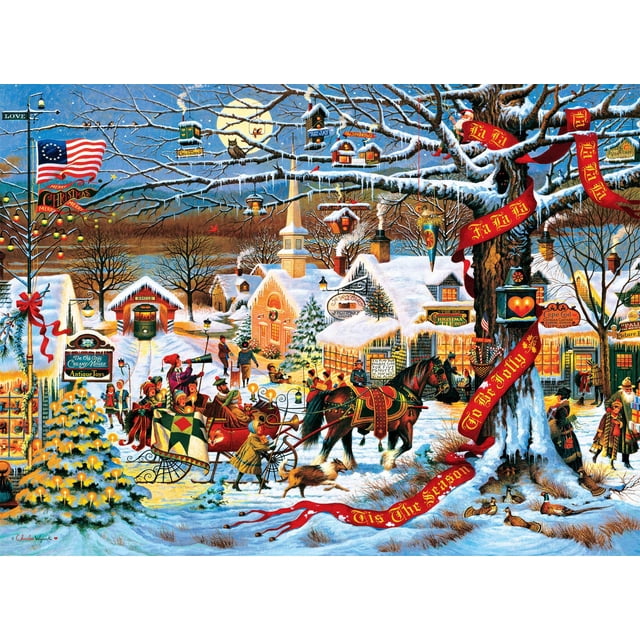 Rompecabezas Buffalo Games Charles Wysocki Small Town