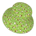 thumbnail image 3 of Disketp Guinea Pigs Print Reflective Bucket Hat Beach Hat Summer Travel Sun Hats Fisherman Cap, 3 of 8