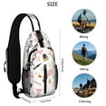 thumbnail image 3 of Educational Bookshelf Sling Backpack for Readers, Library Book Print Crossbody Daypack, Book Lover Gift Bag, 3 of 5