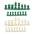 thumbnail image 2 of Piezas De Ajedrez Internacionales, Pieza De Figura De Ajedrez, Diseño Ponderado Con Fondo De Fieltro, Material Plástico PP, 32 Piezas Para Juegos Profesionales, 2 of 7