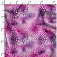 thumbnail image 2 of Soimoi Poly Canvas Purple Fabric By the Yard - 56 Inch Wide - Geometric Tie & Dye - Geo Harmony: Geometric Patterns in Tie & Dye Printed Fabric, 2 of 6