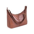 thumbnail image 2 of Spencer Crossbody Bags for Women, PU Tote Purse Shoulder Handbags with Adjustable Strap Trendy Womens Satchel Bags for Travel, Work (Coffee), 2 of 10
