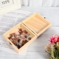 thumbnail image 3 of Rectangle Trinket Box 1Pack Khaki Color Wooden Material For Women Home Use And Travel, 3 of 8