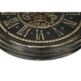 thumbnail image 3 of Monarch Specialties I 9073 - Clocks, 24" Round, Gear Mechanism, Wall Clock, Brown, Transitional, 3 of 4