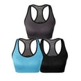 thumbnail image 7 of Matchstick Women's Wirefree Padded Racerback Sports Bra for Yoga Workout Gym Activewear, 7 of 7