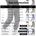 thumbnail image 4 of IAJDKMEK Men's Jogger Sweatpants Tapered Leg - Drawstring Elastic Waist Fleece Lined Solid Color Casual Lounge Pants for Men Gym,Wine M, 4 of 8