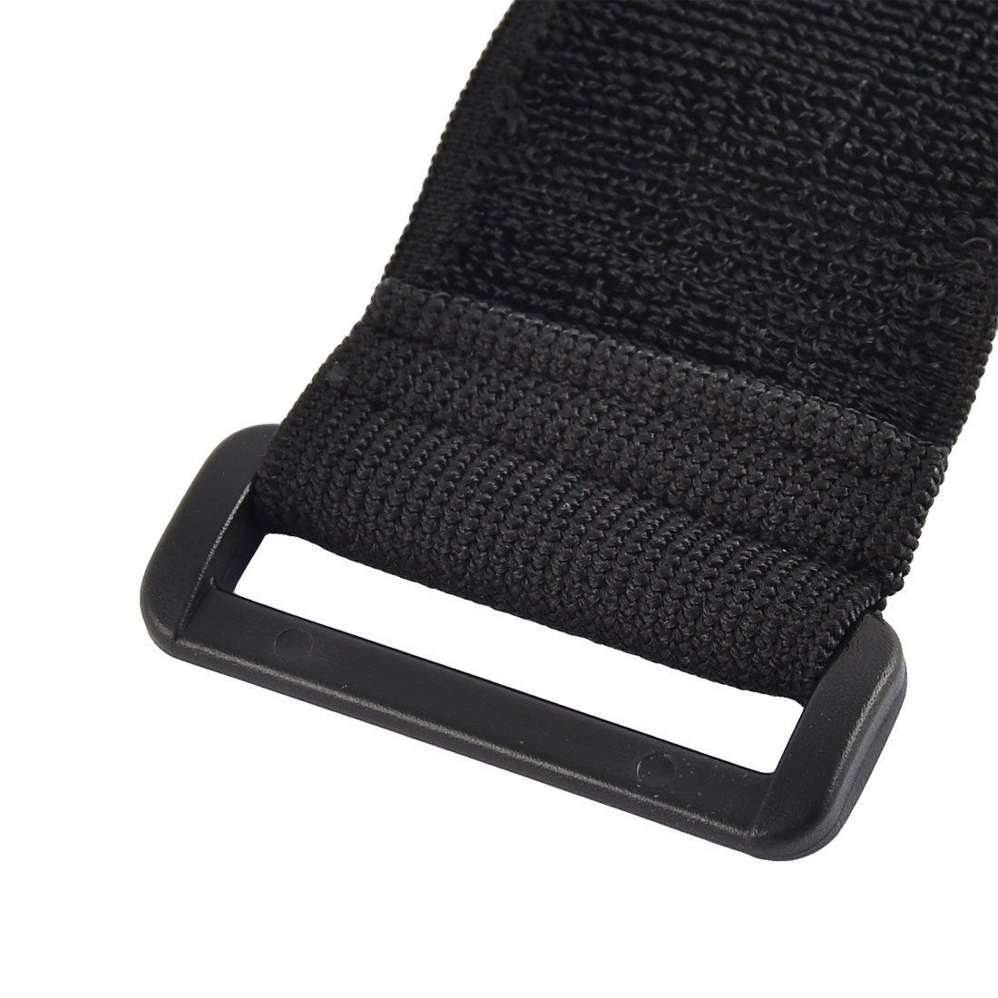 Sourcing Map Serre-câbles élastiques En Nylon Bagages Boucle Crochet Noir Attache 2,5 X 40cm 2pcs