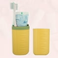 thumbnail image 6 of Unique Bargains Plastic Lightweight Toothbrush Travel Case Traveling for Travel Business 2.36"x1.57"x7.87" Yellow, 6 of 7
