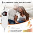 thumbnail image 4 of JEAREY Temperature Regulating Electric Heated Mattress With Controllers Queen - White, 4 of 5