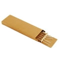 thumbnail image 3 of 5Pcs Transparent Glass Straight Bend Straws Cleaning Brush for Beverage Drinks, 3 of 7