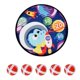 thumbnail image 2 of Juego de de dardos para niños, juego divertido de juguete, tablero de dardos de tela suave para bolas y seguro para que los niños jueguen Hhippo Soledad Juego de mesa de dardos para niños, 2 of 10
