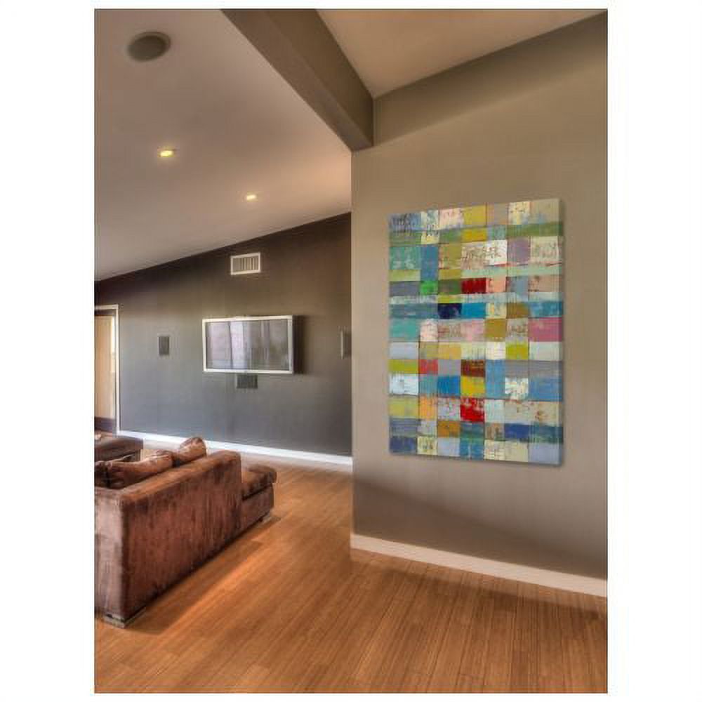 "Color Pattern I" Painting Print on Wrapped Canvas