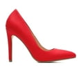 thumbnail image 2 of Cindy Delicious Classic Pointy Toe Heels Women's Shoes Red, 2 of 4