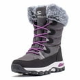 thumbnail image 5 of GUBARUN Women's Waterproof Winter Snow Boots Lightweight Warm Faux Fur Lined Mid-Calf Booties, 5 of 7