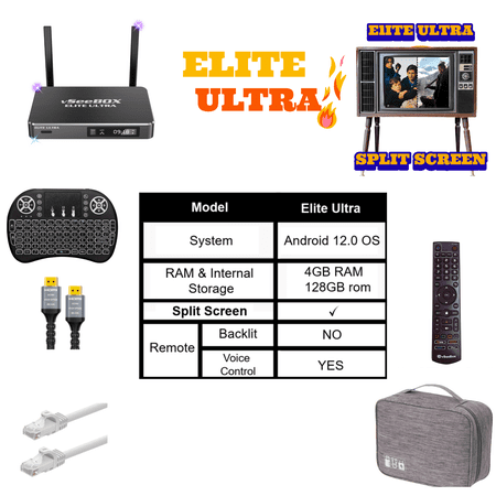 vSeeBox Elite Ultra Android TV Box 8K HDR 4GB RAM 128GB ROM Voice Assistant