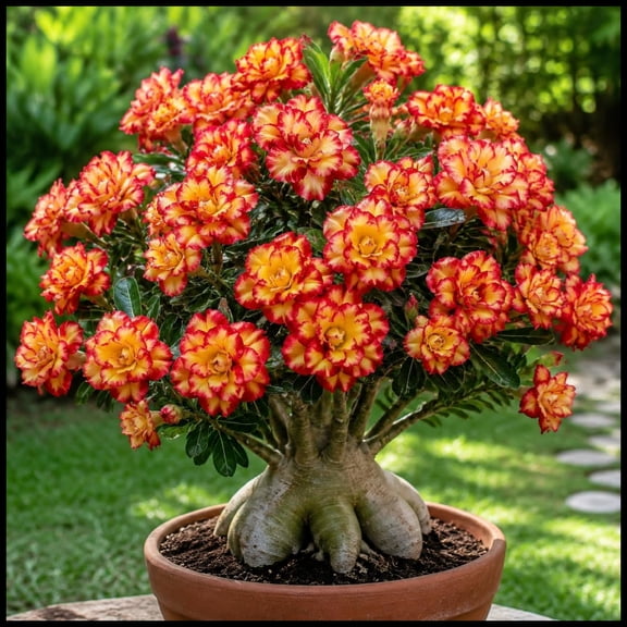 Desert Rose, Low Maintenance - Easy Grow - Ideal for Beds Borders, Plant Pots & Planters