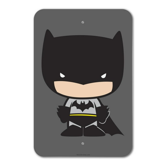 Batman Cute Chibi Character Home Business Office Sign