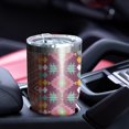 thumbnail image 4 of 30oz Ethnic Figure and Pattern Tumblers Stainless Steel Tumbler with Lid and Straw,Vacuum Insulated Double Wall Travel Tumbler Cups Mug with Cleaning Brush for Coffee,Tea, 4 of 7