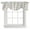 White, variant on Tie Up Valances for Windows, Teal Orange Eucalyptus Adjustable Valance Curtains Window Treatment for Living Room, Weeping Botanical Leaves Rod Pocket Kitchen Curtains & Drapes 54x18 Inch