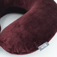 thumbnail image 5 of Bon Voyage® Classic Memory Foam Travel Neck Pillow, Burgundy, 5 of 7