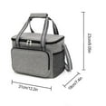 thumbnail image 3 of Transemion Convenient And Practical Thermal Bag Helper For Picnics Sturdy And Durable grey 1Set, 3 of 6