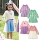 thumbnail image 2 of Primavera otoño bebé niñas vestido de manga larga estampado de dibujos animados lindo vestido de princesa de Disney algodón niños traje de fiesta de cumpleaños Vestido2-3T (Tag100) Gao Jinjia LED, 2 of 2